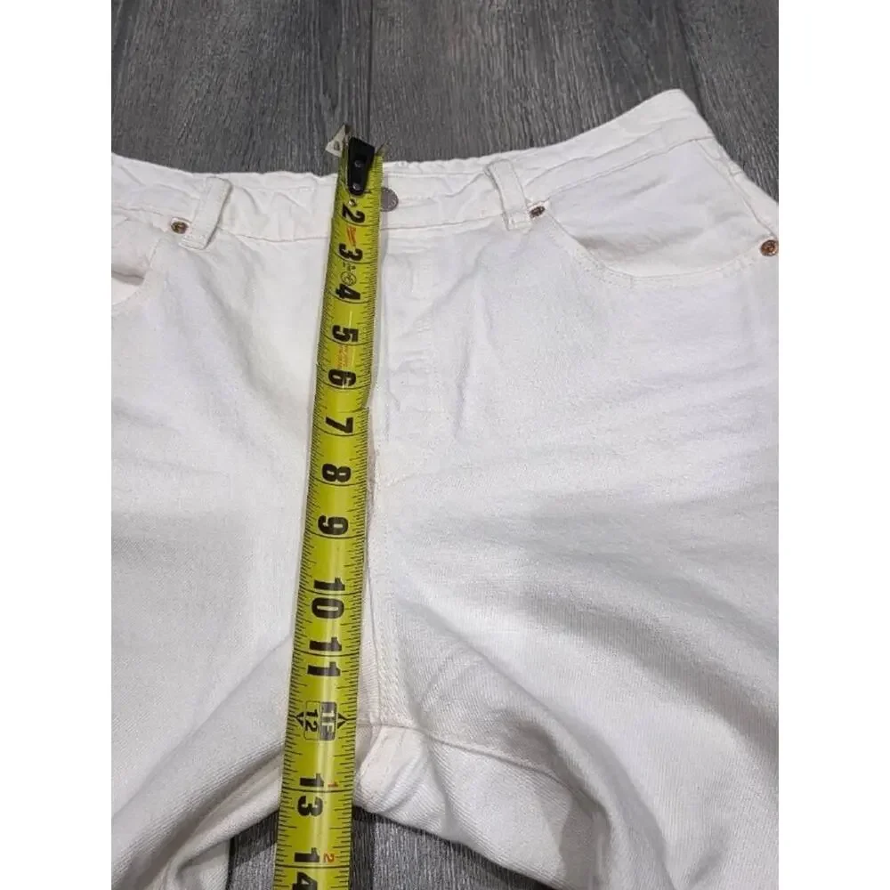 Rollas Classic Straight Y2K Hight Rise Jeans Vintage White Sz 30 A006294